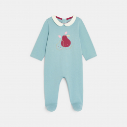 Obaibi Φορμάκι ύπνου βαμβακερό με αχλάδια, πράσινο για μωρά κοριτσάκια