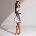 Okaidi Robe blanche fleurie fille