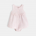 Obaibi Robe imprimee fleurie rose bebe fille