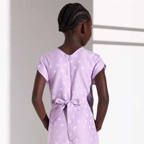 Okaidi Combinaison a pois violette Fille