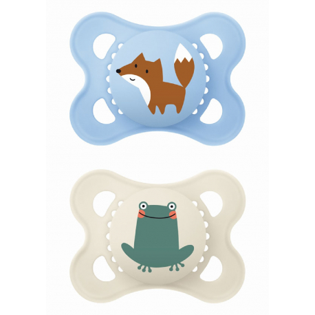 Πιπίλες MAM Original 2-6 μηνών Αγόρι, σετ των 2