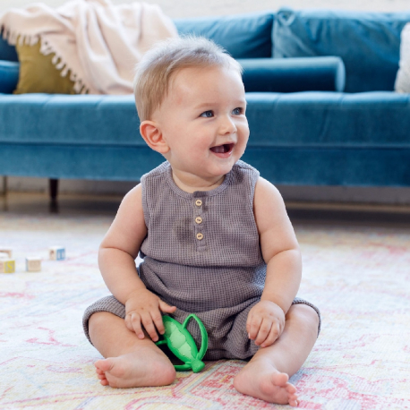 Μαλακό μπιζέλι οδοντοφυΐας Infantino® Lil Nibbles Texture Silicone Teether