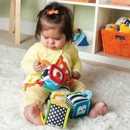 Σετ 4 μαλακοί κύβοι δραστηριοτήτων Infantino® Discover &amp; Play Soft Blocks