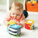 Σετ 4 μαλακοί κύβοι δραστηριοτήτων Infantino® Discover & Play Soft Blocks