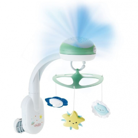 Μουσικό κρεμαστό - προβολέας Infantino® 3-in-1 Projector Musical Mobile Lime