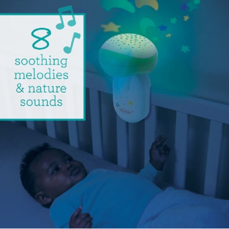 Μουσικό κρεμαστό - προβολέας Infantino® 3-in-1 Projector Musical Mobile Lime