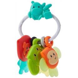 Κρίκος με μασητικά Infantino® Safari Teething Pals