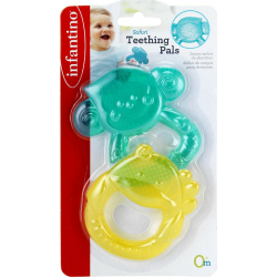 Σετ 2 μασητικά Infantino® Safari Teething Pals