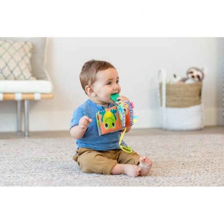 Μαλακό βιβλιαράκι δραστηριοτήτων Infantino® Link &amp; Squeak Animal Crinkle Book