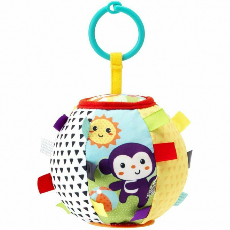 Κρεμαστή υφασμάτινη μπάλα Infantino® Sensory Ribbon &amp; Chime Ball