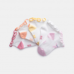 Obaibi Lot de chaussettes multicolores bebe fille
