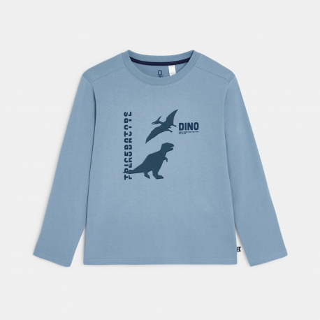 Okaidi Μπλούζα μακρυμάνικη με μοτίφ δεινόσαυρο για αγόρια