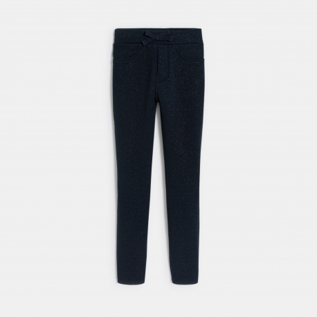 Okaidi Τζιν κολάν από μακό Milano με παγέτες για κορίτσια