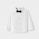 Obaibi Chemise blanche bebe garcon