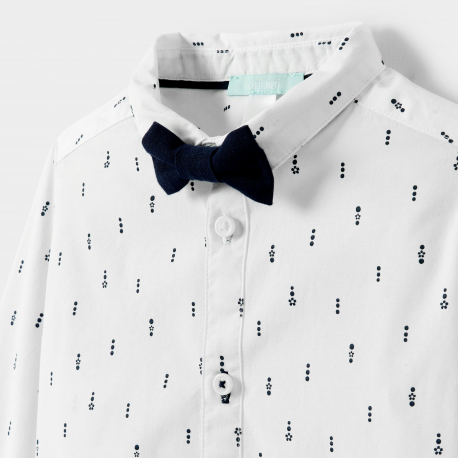 Obaibi Chemise blanche bebe garcon