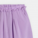 Okaidi Pantalon large a pinces mauve fille
