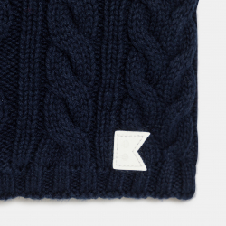 Okaidi Λαιμός με σπειροειδή πλέξη μπλε για αγόρια