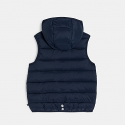 Okaidi Μπουφάν αμάνικο με κουκούλα σε ναυτικό μπλε