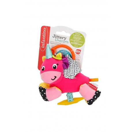 Κρεμαστός μονόκερος δραστηριοτήτων Infantino® Jittery Unicorn