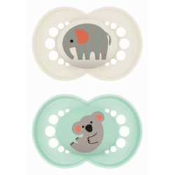 Πιπίλες MAM Original 16+ μηνών Unisex, σετ των 2