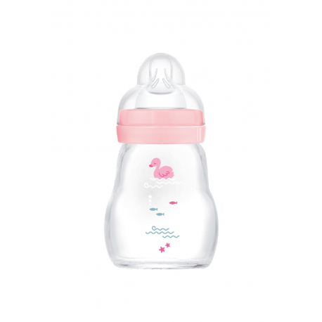 Μπιμπερό MAM γυάλινο Feel Good 170 ml (1τμχ)
