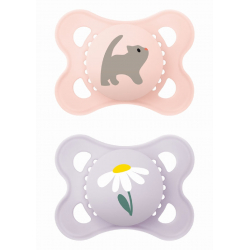 Πιπίλες MAM Original 2-6 μηνών Κορίτσι, σετ των 2