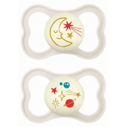 Πιπίλες MAM Air Night 16+ μηνών Unisex, σετ των 2