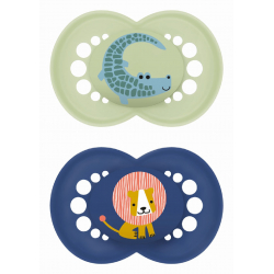 Πιπίλες MAM Original 16+ μηνών Αγόρι, σετ των 2