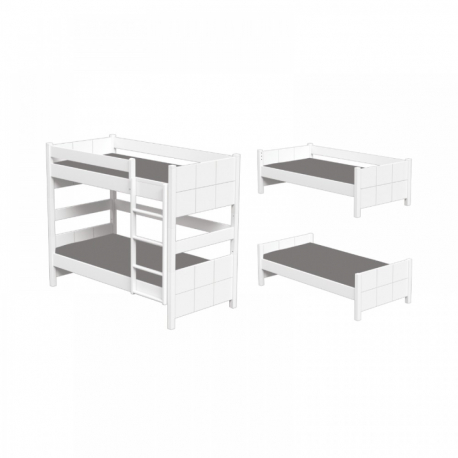 Κουκέτα διαιρούμενη CasaKids Cosy 110x190/200 cm με αποσπώμενη σκάλα