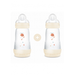 Μπιμπερό MAM Easy Start™ Anti-Colic 260 ml, σετ των 2