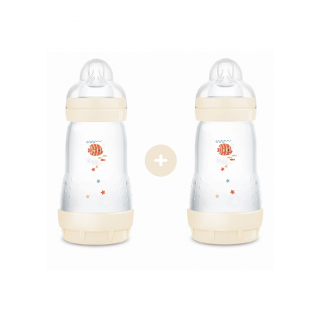 Μπιμπερό MAM Easy Start™ Anti-Colic 260 ml, σετ των 2