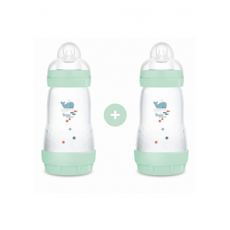 Μπιμπερό MAM Easy Start™ Anti-Colic 260 ml, σετ των 2