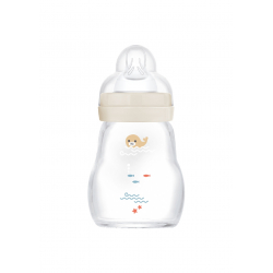Μπιμπερό MAM γυάλινο Feel Good 170 ml (1τμχ)