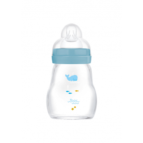 Μπιμπερό MAM γυάλινο Feel Good 170 ml (1τμχ)
