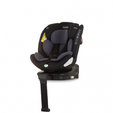 Κάθισμα αυτοκινήτου i-Size Chipolino Tourino Obsidian 40-150 cm