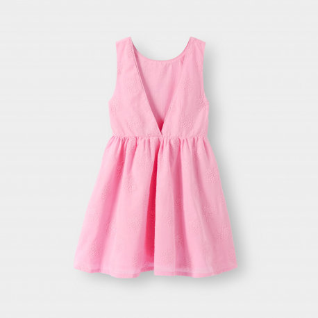 Okaidi Robe rose brodee fille