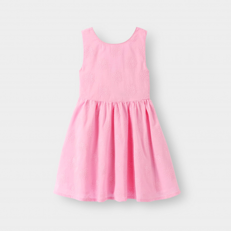Okaidi Robe rose brodee fille