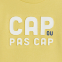Okaidi Sweat-shirt a message "Cap ou pas Cap"