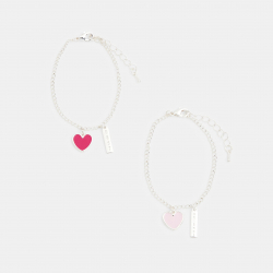 Okaidi Βραχιόλια «best friends» (σετ των 2) κίτρινα για κορίτσια