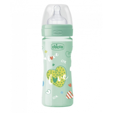 Chicco μπιμπερό Well Being 250 ml 2M+