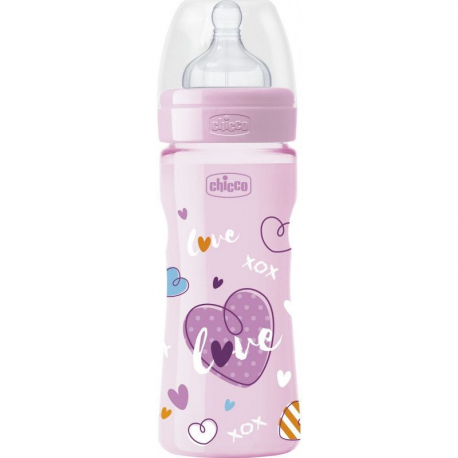 Chicco μπιμπερό Well Being 250 ml 2M+