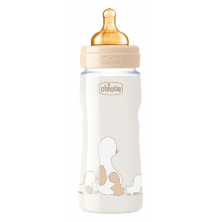 Μπιμπερό Chicco Original Touch Nature Glass 240 ml 0m+ (1τμχ)