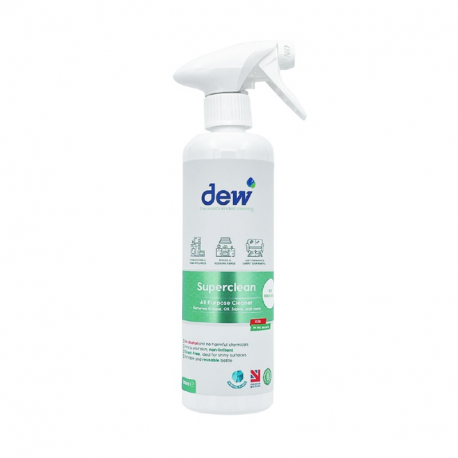 Dew Superclean καθαριστικό και απολυμαντικό υγρό επιφανειών 500 ml χωρίς χημικά