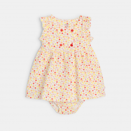 Obaibi Robe imprimee multicolore bebe fille