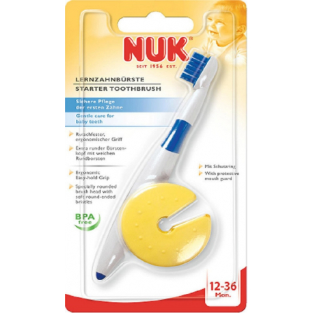NUK® οδοντόβουρτσα ανατομική με προστατευτικό δακτύλιο