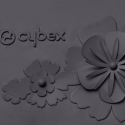 Σετ υφάσματα καροτσιού Cybex Platinum Priam Seat Pack Simply Flowers Grey