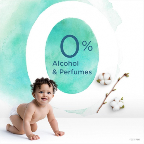 Μωρομάντηλα Pampers® Aqua Pure - Οικονομική συσκευασία 3 πακέτα των 48 τεμαχίων