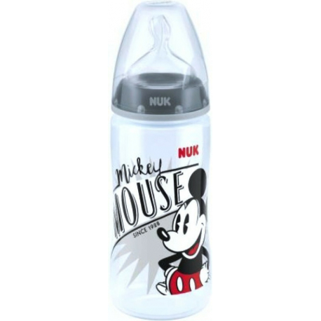 Μπιμπερό Nuk® First Choice+ με δείκτη ελέγχου θερμοκρασίας Mickey 300ml (1 τμχ)