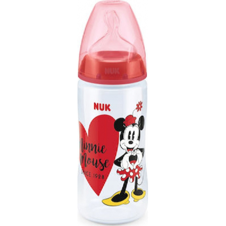 NUK® μπιμπερό First Choice+ με δείκτη ελέγχου θερμοκρασίας Mickey 300ml (1 τμχ)