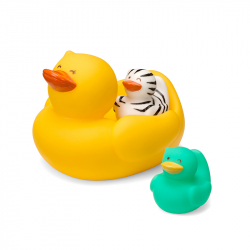 Πάπια με παπάκια μπάνιου Infantino® Bath Duck 'n Family